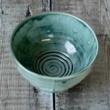 Hand thrown stoneware small trinket bowl or snack bowl