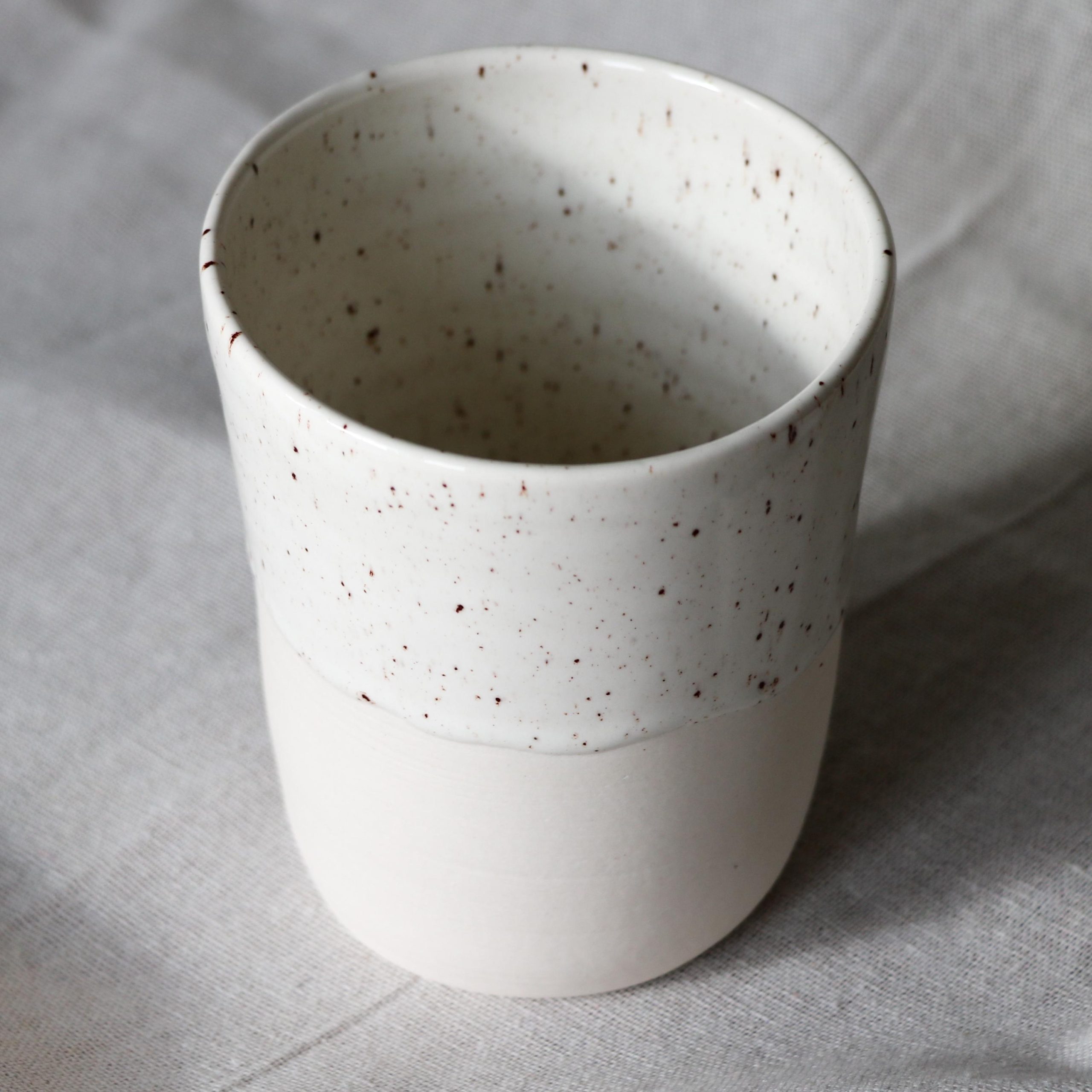 Handmade Ceramic porcelain Vase or Kitchen Utensil holder - Image 3