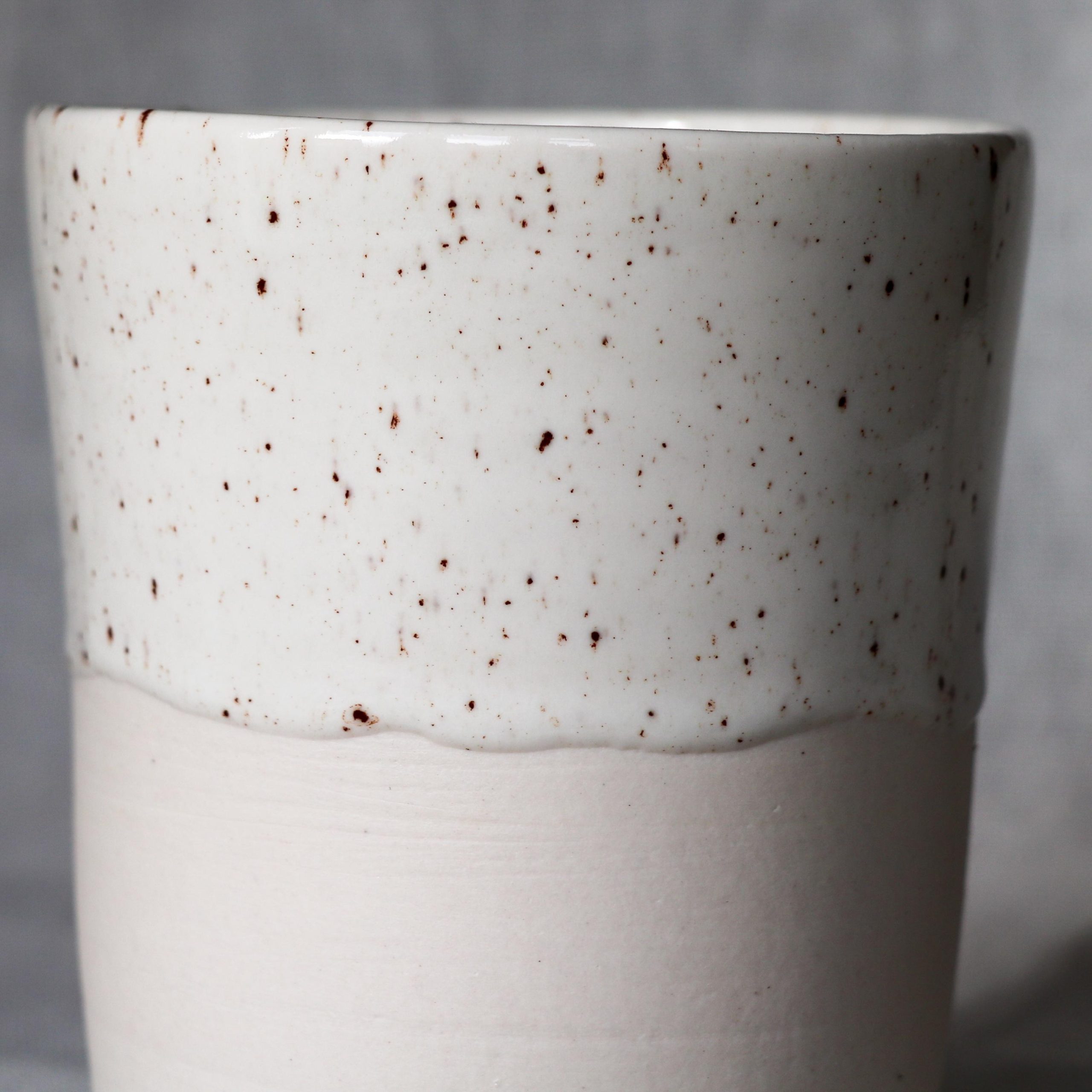 Handmade Ceramic porcelain Vase or Kitchen Utensil holder - Image 2