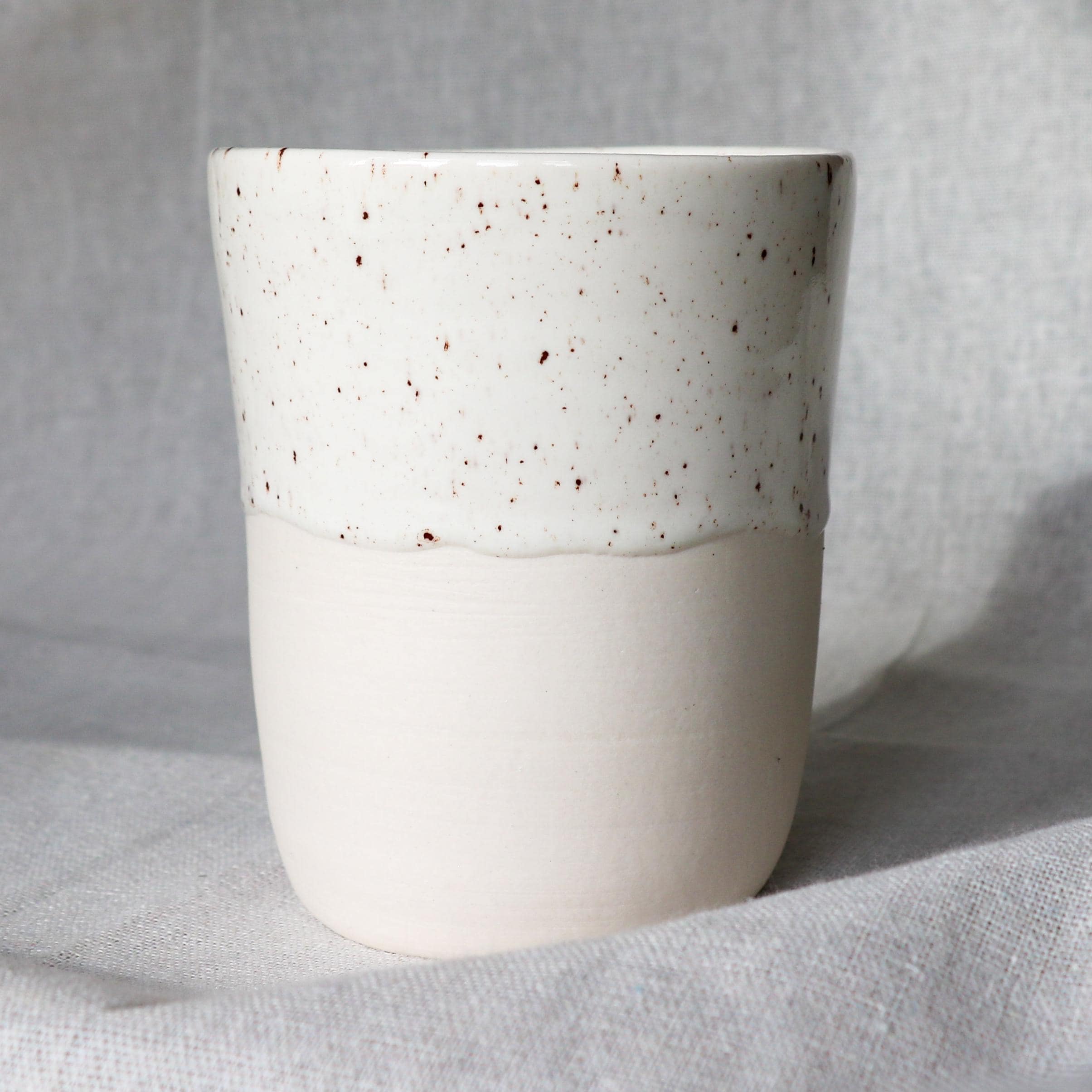 Handmade Ceramic porcelain Vase or Kitchen Utensil holder